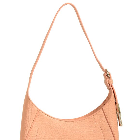 Burberry Women's "Small Chess" Textured Leather Logo Hobo Handbag Shoulder Bag - Picture 4 of 6